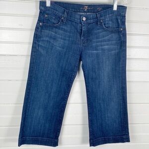 7 For All Mankind Dojo Capri Jeans Size 29